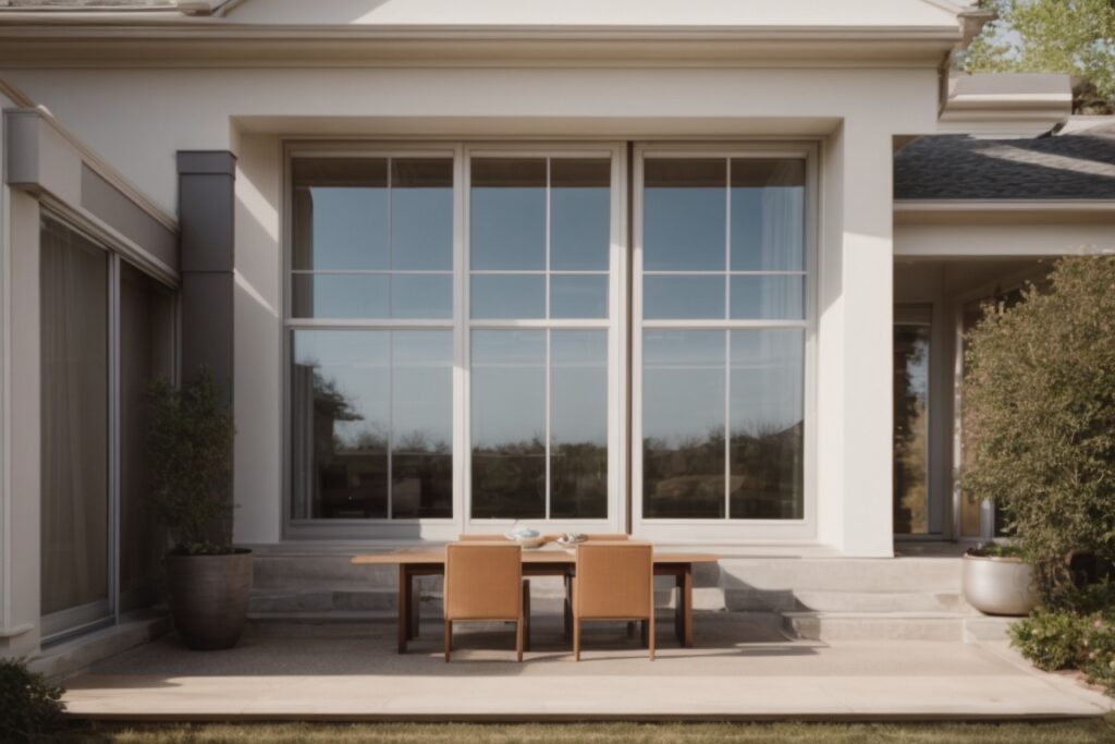 Kansas City home interior with thermal window film installed