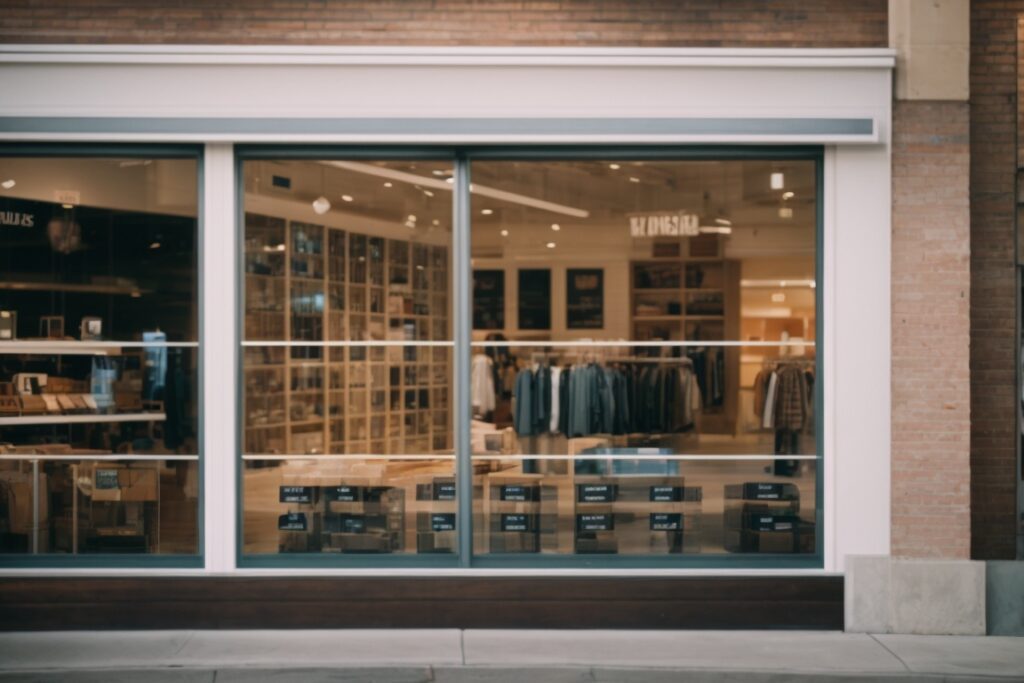 Kansas City retail store with energy-saving window film