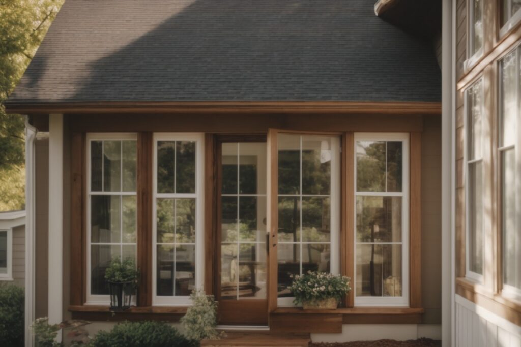 Kansas City home with residential window film installed