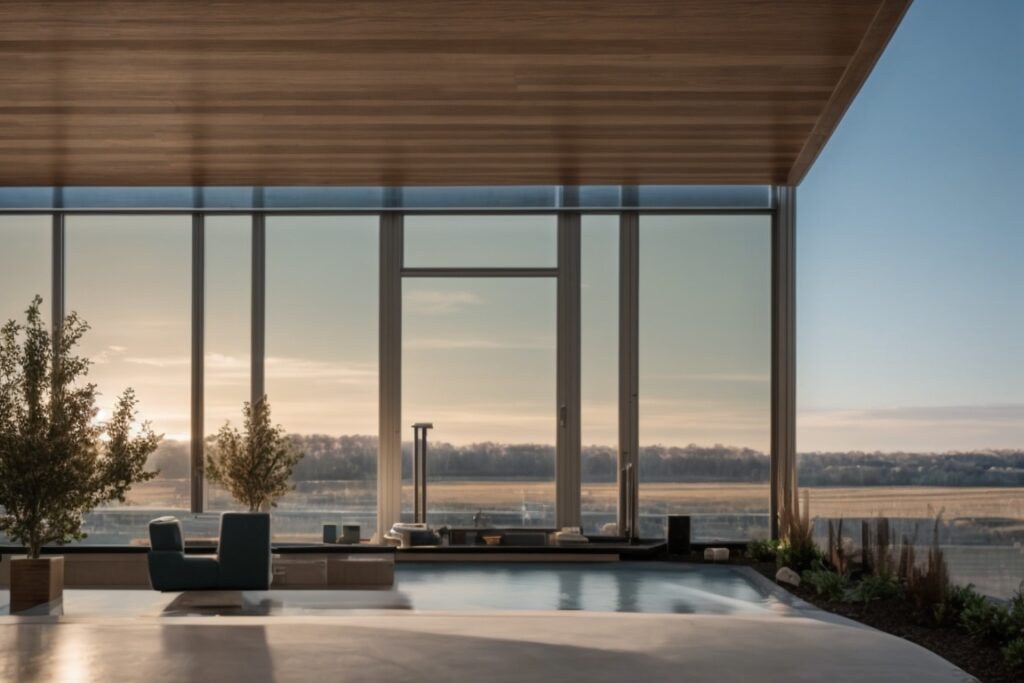 Kansas City wellness spa with opaque custom window films