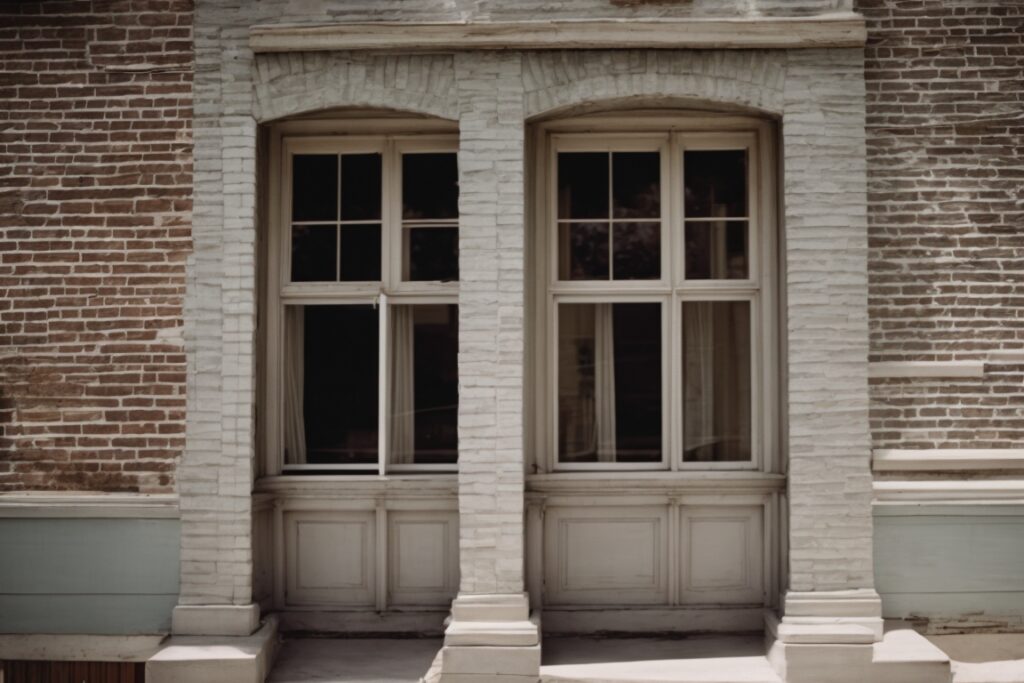 Historic Kansas City home with opaque window film installation